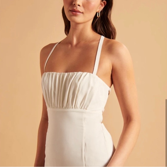 Abercrombie Ruched Midi Dress - Picture 3 of 7